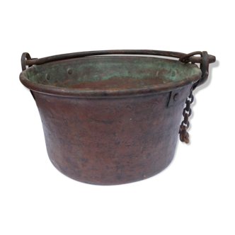 Copper cauldron