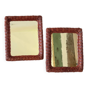 paire de miroirs vintage