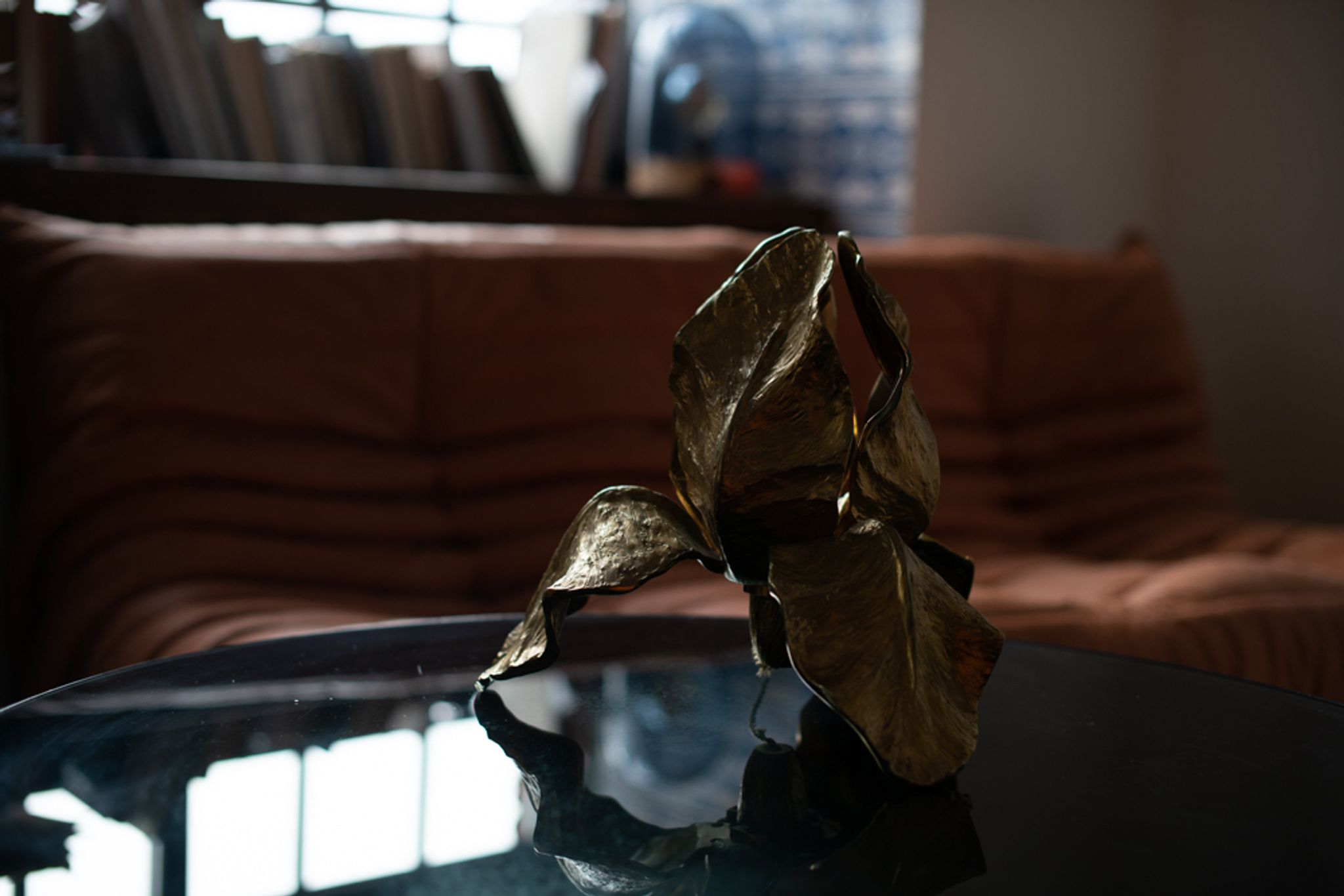 Iris table lamp by Christiane Charles for Maison Charles