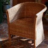 Rattan armchair
