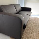 Sofá cama 3 plazas en piel