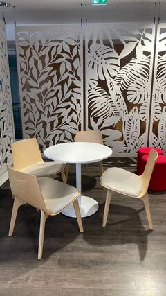 Leather armchair by Enea design