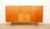 Vintage cabinet | Danish highboard | sliding doors | Bramin | 225 cm