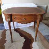 Louis XV style kidney desk with marquetry