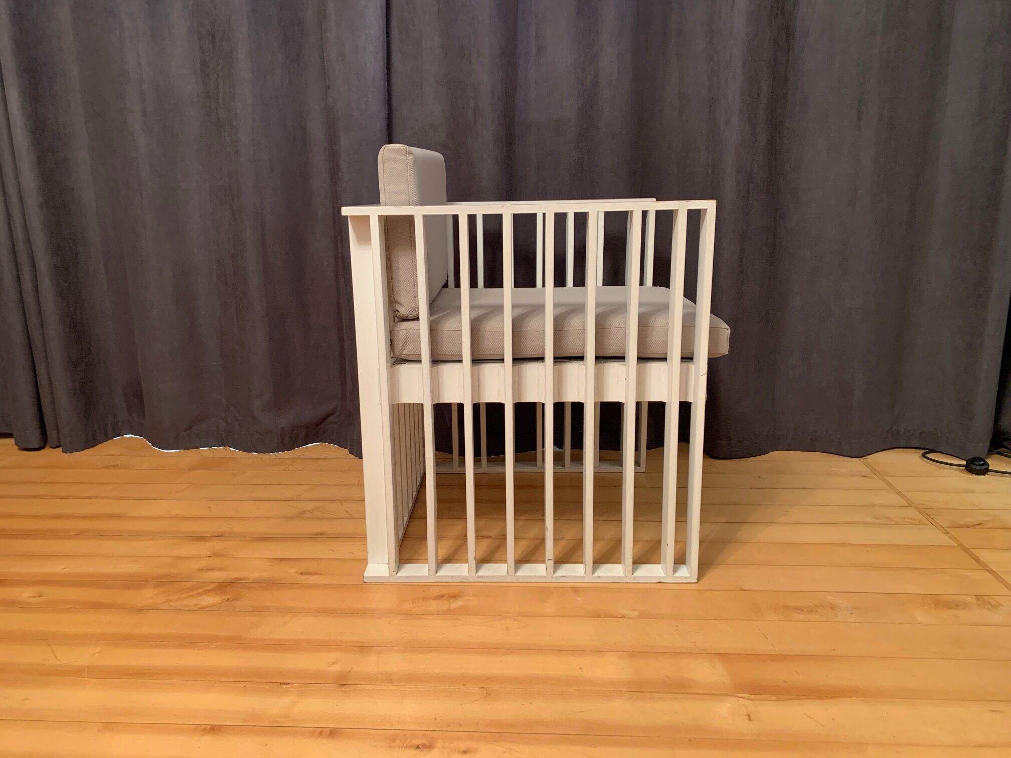 Cube armchair, 1980s.