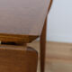 Table à manger extensible en teck, années 1960