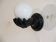 Vintage ceramic wall light "hand"