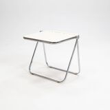 Vintage beige Platone folding desk by Giancarlo Piretti for Anonima Castelli, 1970s