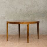 Rosewood extendable dining table by Severin Hansen for Haslev Møbelsnedkeri, 1960s