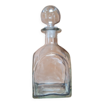 Square glass carafe 0.7 l