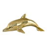 Vintage brass dolphin