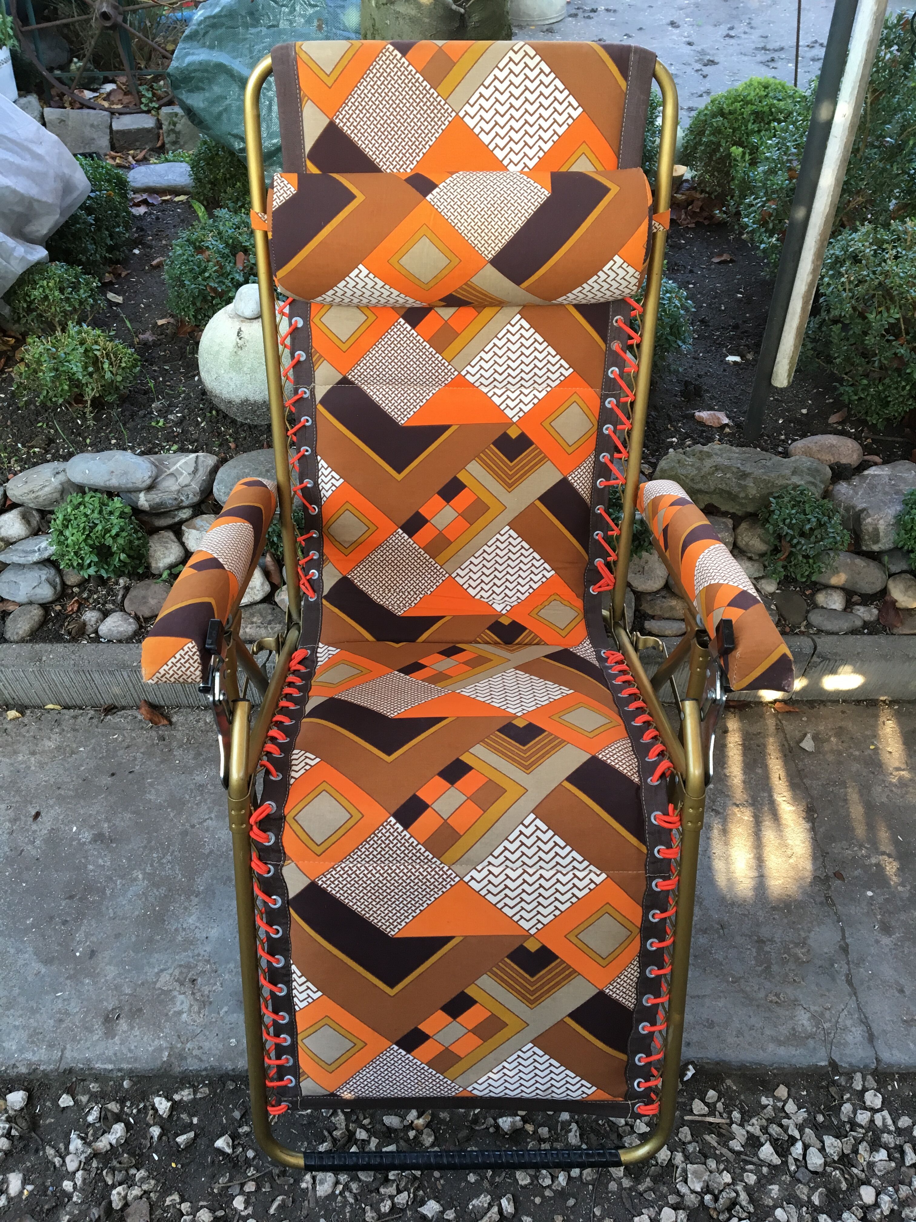 Transat Starlax Lafuma vintage 70s