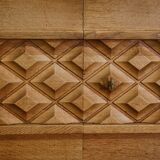 Oak buffet by Charles Dudouyt 1940s