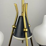 Modern Italian chandelier from the mid-century Stilnovo, 1950s.