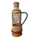 Carafe vintage en osier et scoubidou