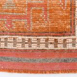 3x13 Orange Beige Vintage Runner Rug, 78x404Cm SK 6391