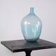 Vintage Turquoise Glass Bottle "Lady Jeanne" - France