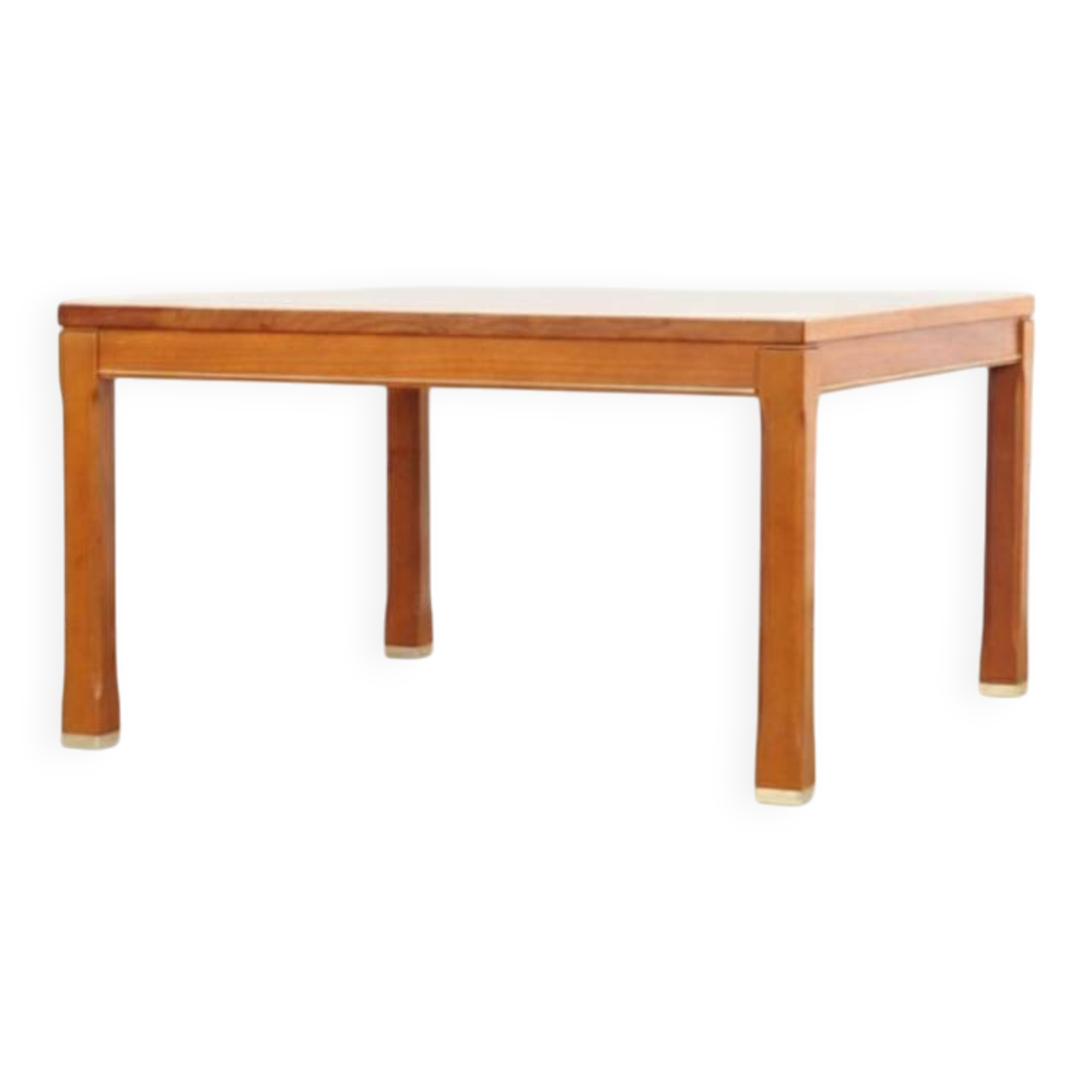 Vintage teak and beech coffee table, Danish design.