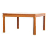 Vintage teak and beech coffee table, Danish design.