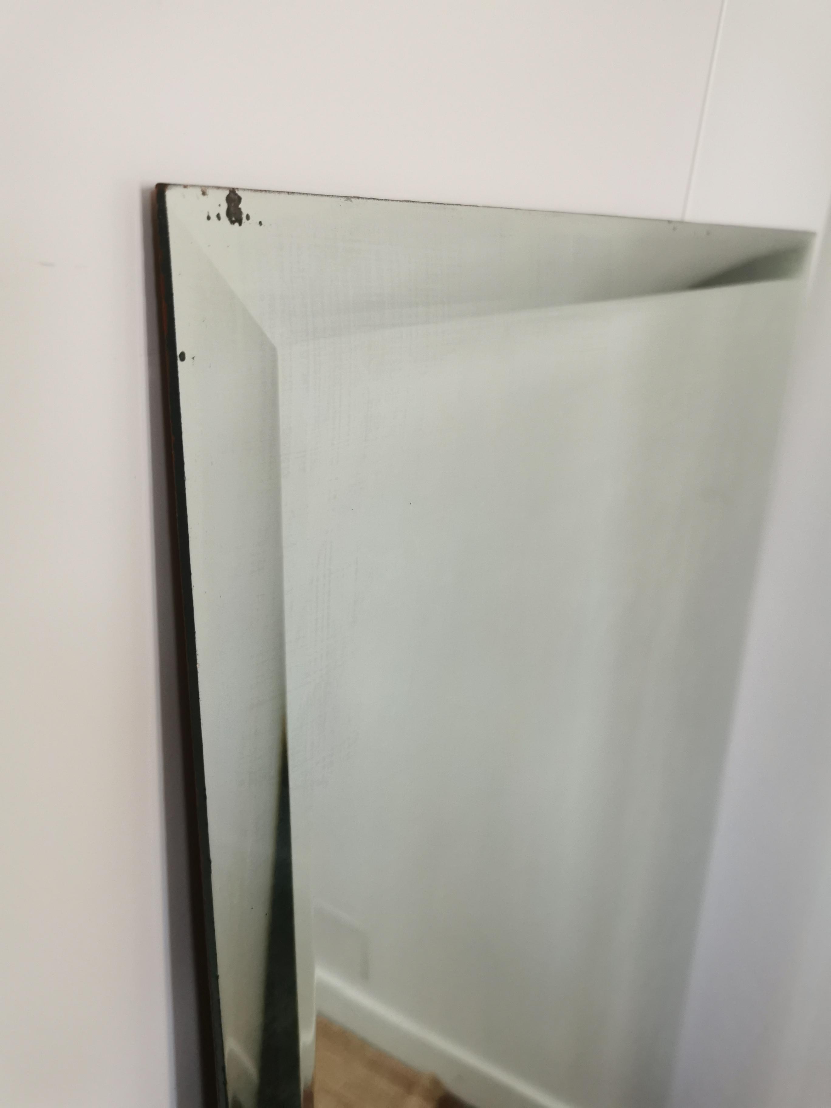 Art Deco beveled mirror