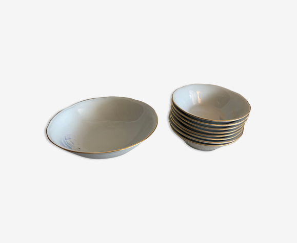 Lot de 6 coupelles et saladier