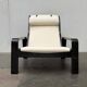 Modern mid-century Pulkka lounge chair set and footrest by Ilmari Lappalainen for Asko, Finland, 1960s.