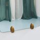Large Trapezoidal Mid-Century Full-Length Wall Mirror, Vienna, Austria, 1950s