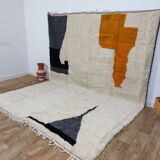 Handmade wool Berber rug 360 x 260 cm