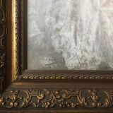 Table XIX - Family Portrait "Elegant in White Dress" - Frame