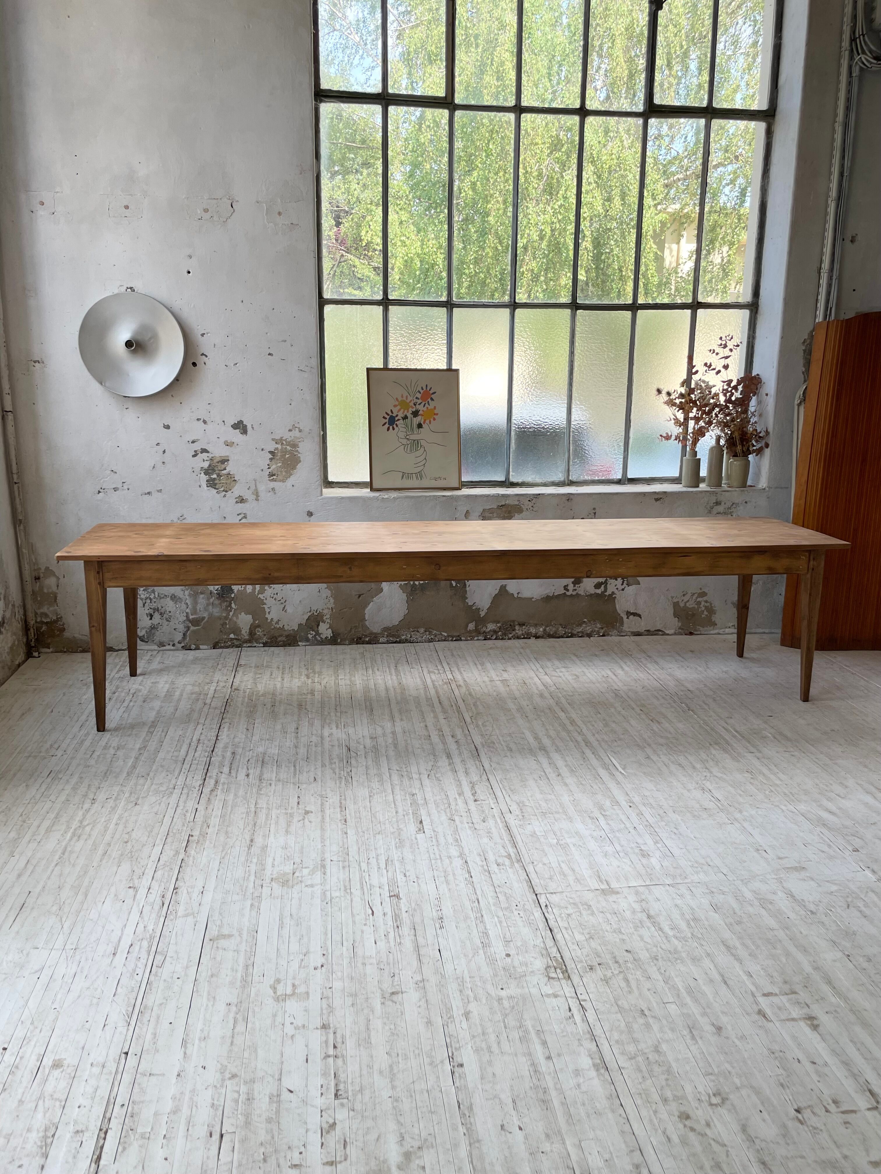 Xxl pine farmhouse table 338cm