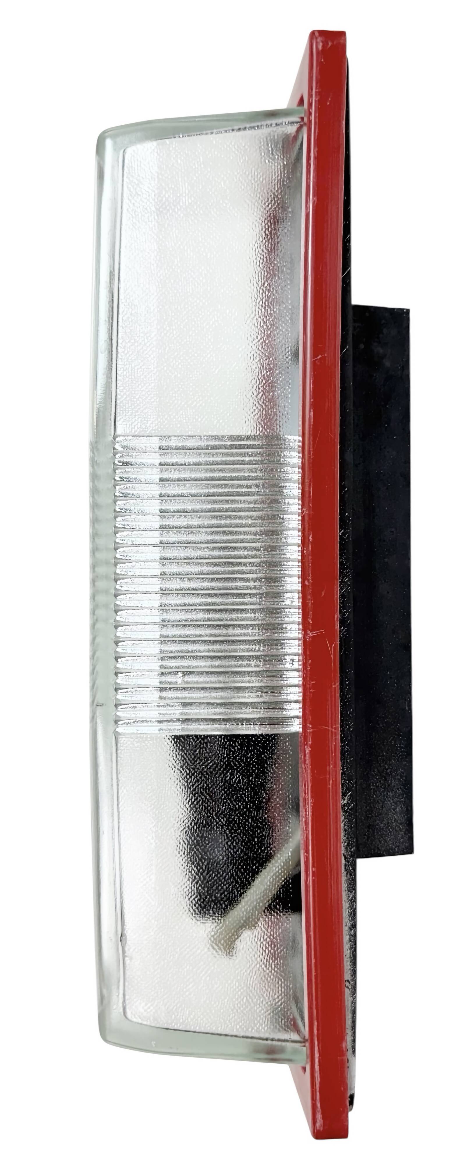 Red Industrial Bakelite Wall Light from Elektrosvit, 1970s