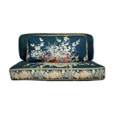 Sofa mattress "bohemian" in satin floral cotton