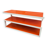 Meuble tv / home cinéma design norstone esse av - 3 niveaux - acier & verre