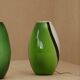 2 large Eglo Empori model lamps in vintage Murano glass Circa 1990