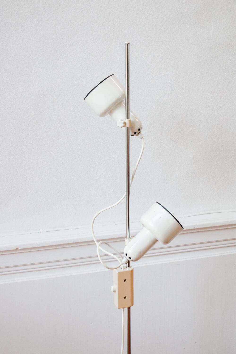 Lampadaire design italien 2 spots réglables
