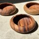 Bowl or monoxyl teak cut d:25.5