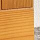 Wooden mirror, Maison Regain pine, 1980, 40x35