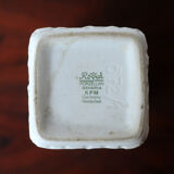 1960 white porcelain vase