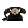 Phone cit in black bakelite 1950