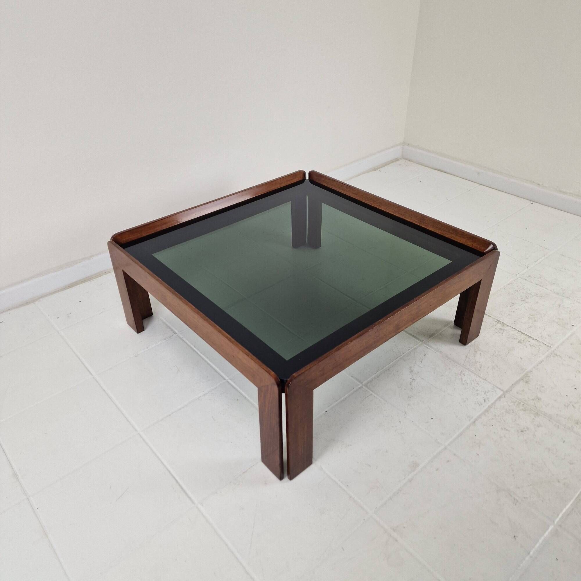 Mid-Century Italian Coffee Table by Afra & Tobia Scarpa for Cassina, 1960s