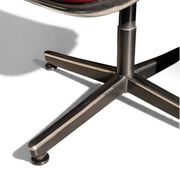 Fauteuil Executive Charles Pollock pour Knoll, cuir bordeaux