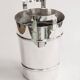 Mid-century modern silver plated champagne cooler and ice bucket