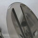 Pair of smoked glass and vintage chrome wall lamps