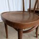 Set of 3 Vintage Thonet Style Bentwood Chair, Carved Wood Dining Chair