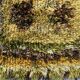 Vintage Scandinavian Design Wool Rya Rug Woven Handmade Vintage 1970s