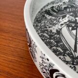 Danish Flora bowl mid-century by Bjørn Wiinblad for Nymolle, Denmark, 1960s.