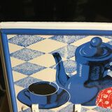 Tôle sérigraphiee chicorée Leroux accroche torchons