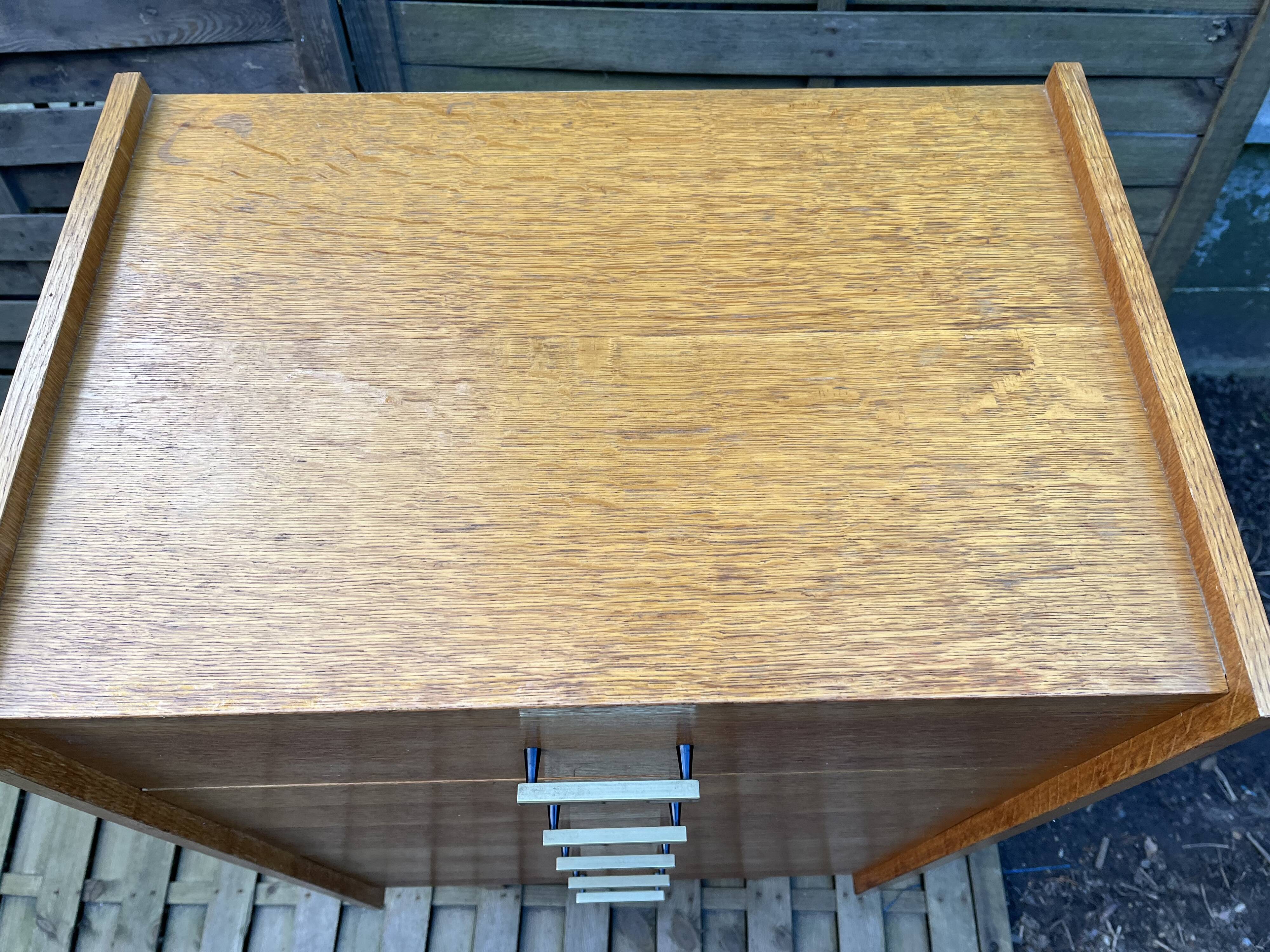 Scandinavian wooden chest of drawers from the 1960s
