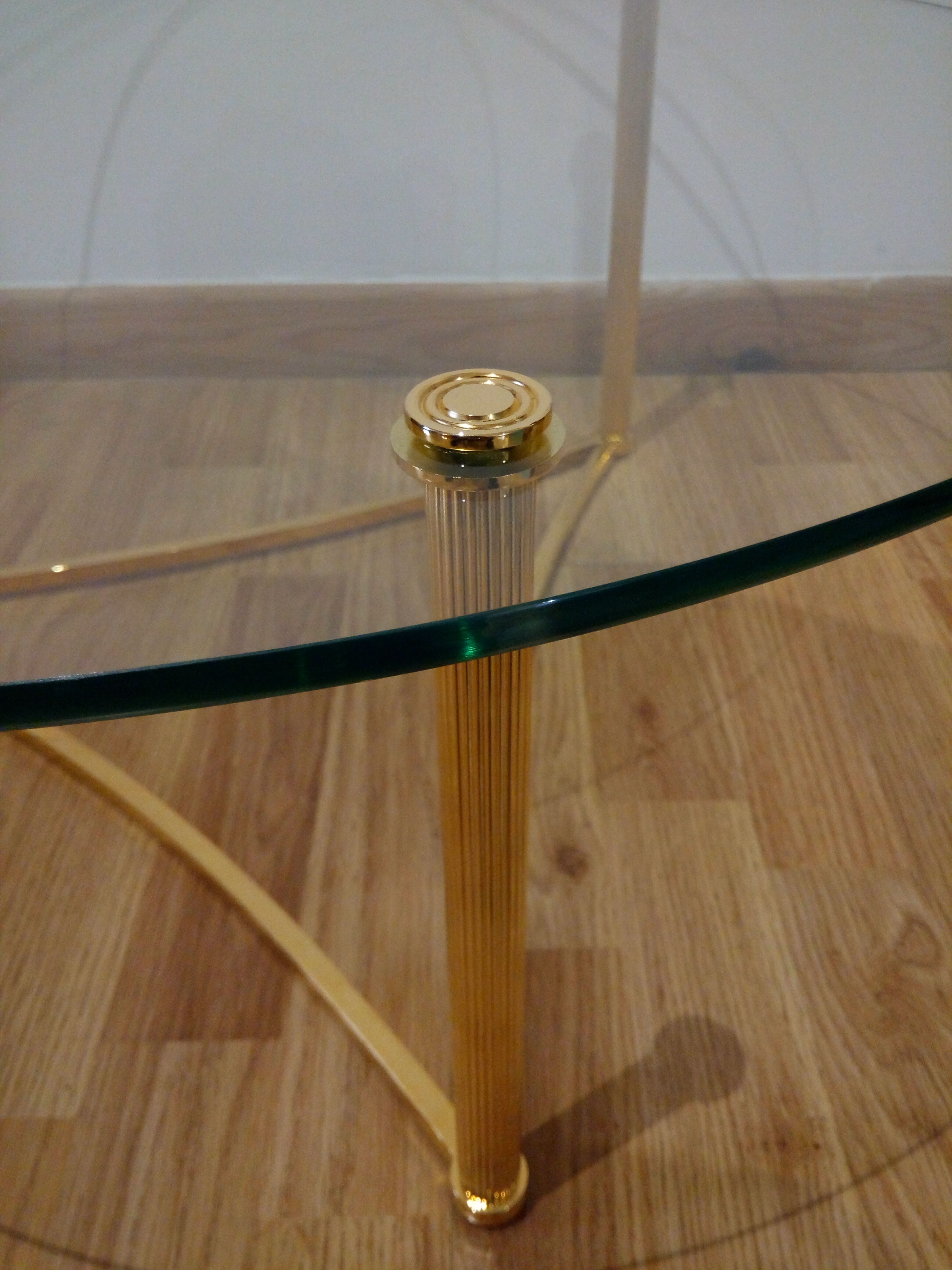 Brass coffee table
