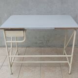 High industrial metal and formica work table